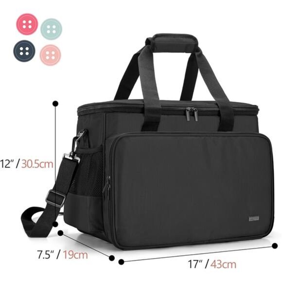 Sewing Machine Carrying Bag with Removable Padding Pad, Tote Bag - Picture 9 of 16